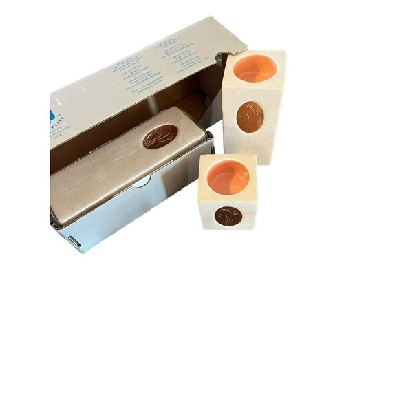 PARTYLITE MEDALLION TEALIGHT TRIO P7201 BRAND NEW IN BOX - Picture 3 of 7